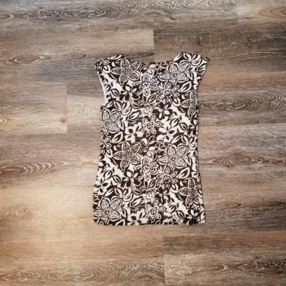 Ann Taylor Loft Floral print Sleeveless Top - Picture 3 of 3
